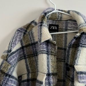 Zara Plaid Shacket